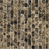 JMST023 Мозаика Wild Stone мраморная мозаика Dark Emperador Polished 20x20